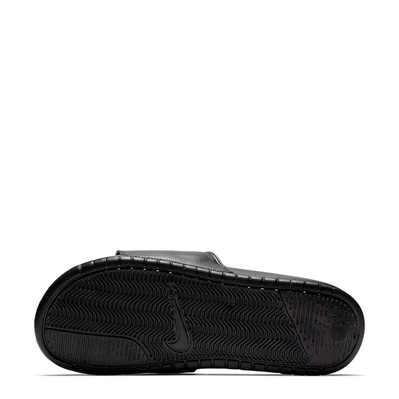 NEW! Nike Men\'s Benassi JDI Slides BLACK Sz 13 main image 4